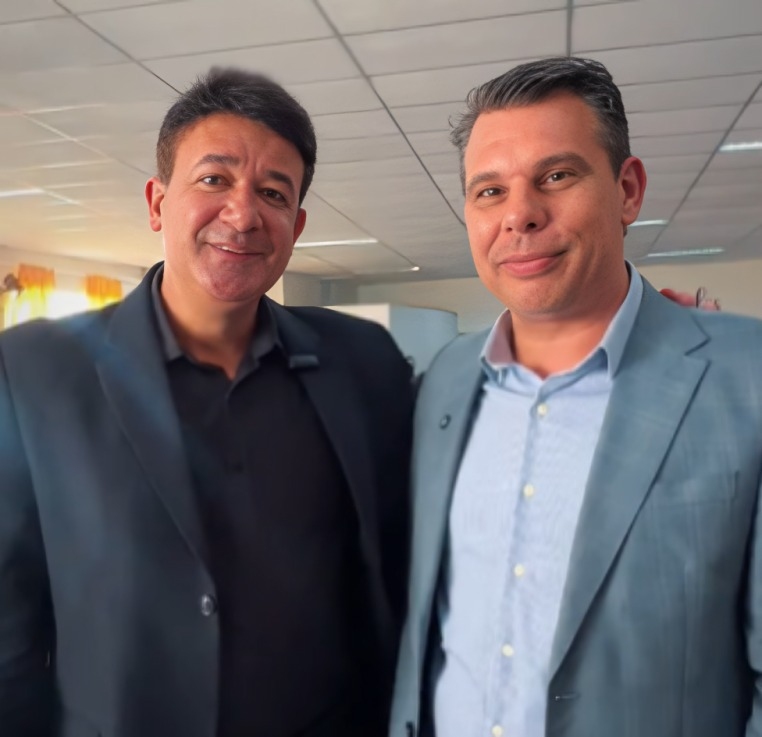 Rodrigo Andrade reforça parceria com o deputado estadual Fábio Farias de Sá em Araçariguama