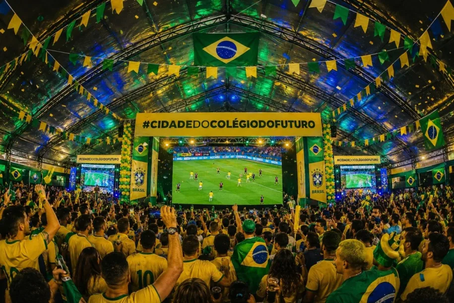 Cajamar terá programação especial para transmissão dos jogos da Seleção Brasileira