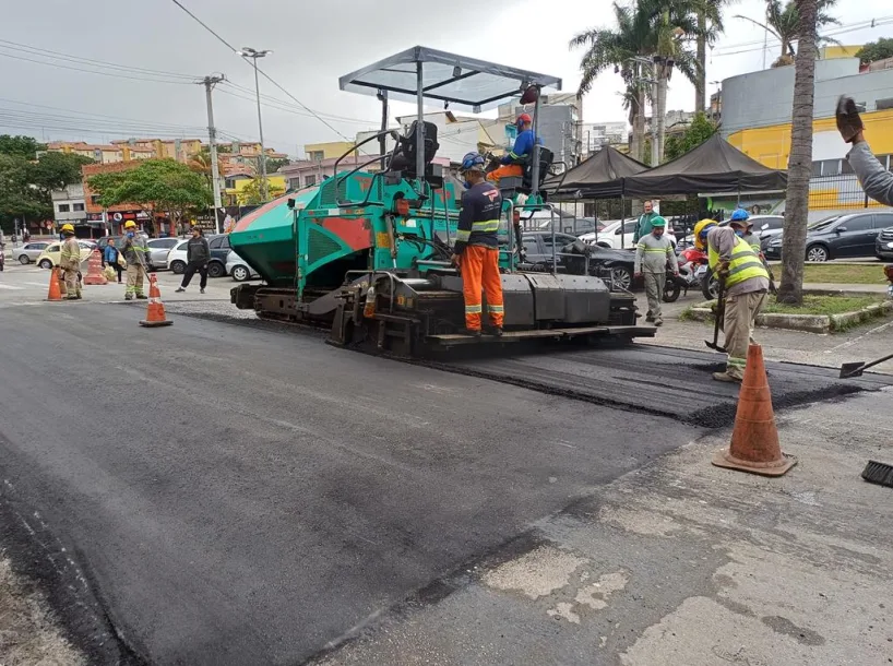 Barueri recapeia vias principais do Centro e outros bairros da cidade