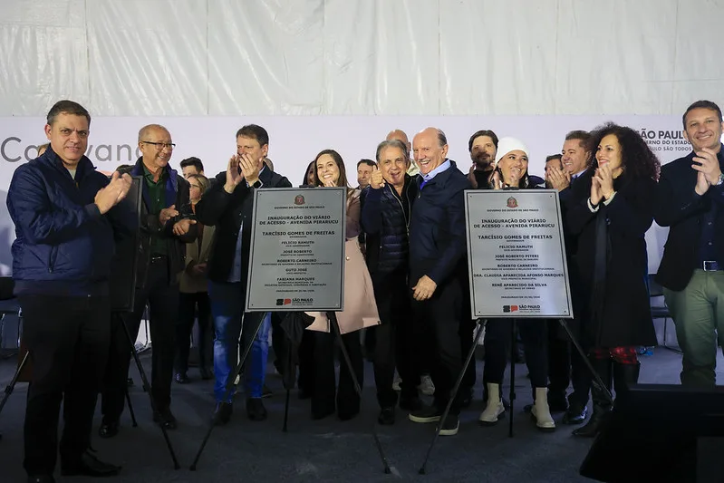 Beto Piteri inaugura Avenida Pirarucu e entrega nova ligação entre Barueri e Carapicuíba