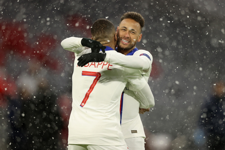 Mbappé é o melhor parceiro de Neymar em gols na Champions