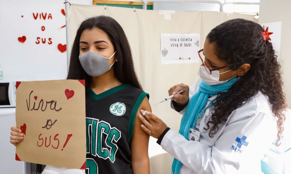 Osasco já iniciou a vacinação de adolescentes com comorbidades 