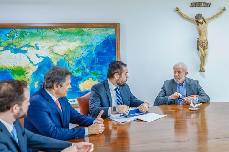Lula e governador Cláudio Castro discutem situação da dívida do Rio de Janeiro